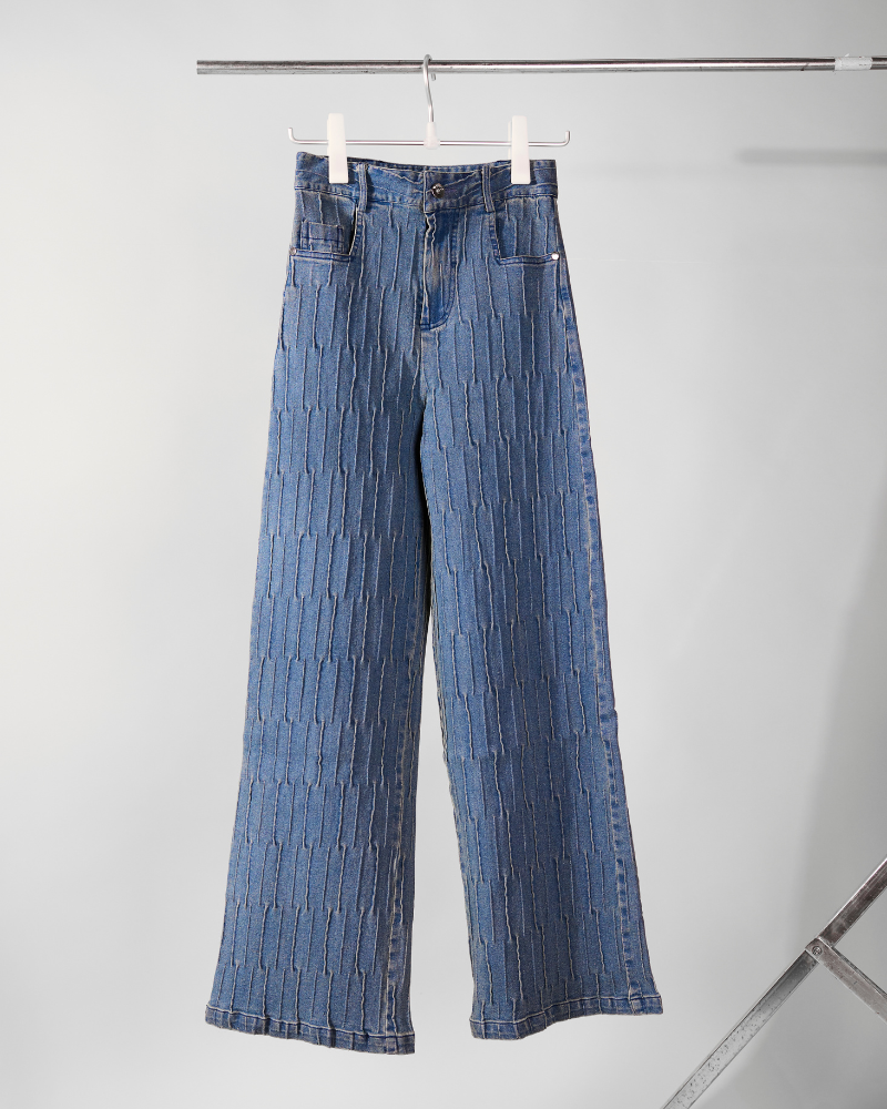 Overzised Knotted Denim Jeans